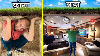 Chhote vs Bade Underground Bunker Me Survival Challenge