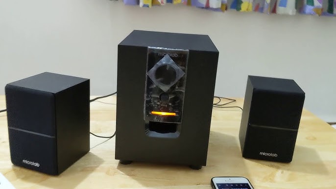 microlab M600BT - YouTube