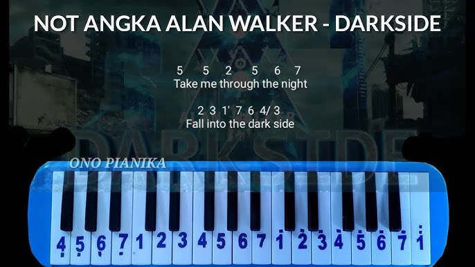 Not Pianika Darkside darkside not pianika - alan walker pubg - tutorial belajar pianika - YouTube