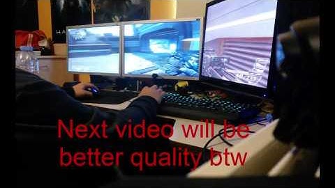 triple monitor test on Call Of Duty  Black Ops 2