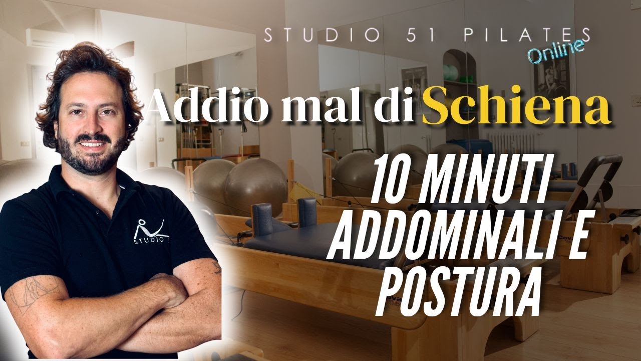ADDIO MAL DI SCHIENA: 10 min di Addominali e Schiena per una Postura Perfetta