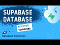 The Supabase Flutter Tutorial #6 - Supabase Database [ Database Function ]