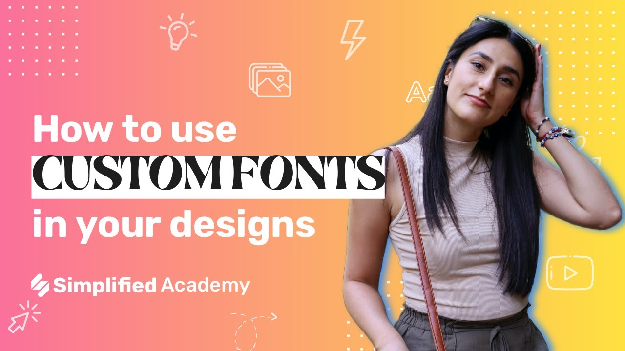 How to upload custom fonts to use in your design - YouTube