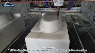Large Format Stone CNC Router for Villa Wall Cladding & Pillars