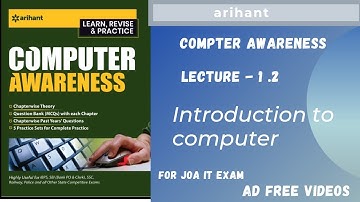 classification of computer || INTRODUCTION TO COMPUTER CHAPTER 1 || ARIHANT ||#S4CH1NTHERAPY