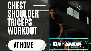 chest,shoulder, triceps workout at home