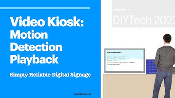 Video Kiosk: How to use Motion Detection Playback - Digital Signage | Loop Video for Android