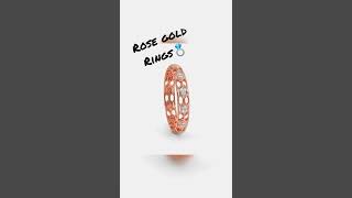 Rose Gold Diamond Rings New Gold Ring Sone Ki Ring Latest Anguthi Ki Design Female Gold Ring short