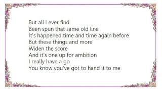 Iggy Pop - Ambition Lyrics