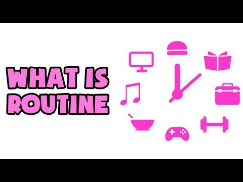 Video: Wat Is Roetine