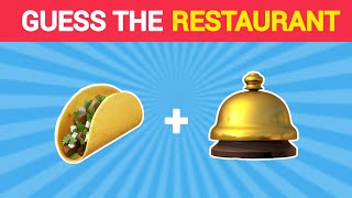 Guess the Fast Food Restaurant by Emoji?🍔 | QUIZ BOMB