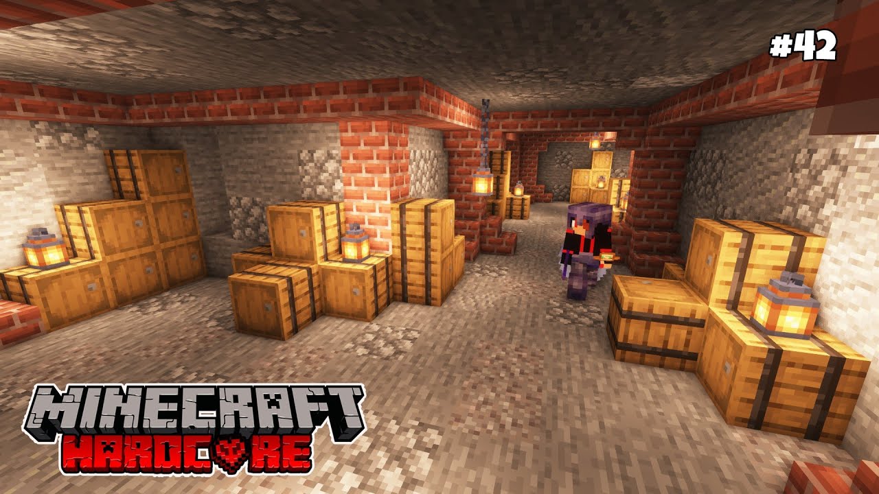 Ma GRANDE CAVE à vin SECRÈTE ! Minecraft survie hardcore #42 - YouTube