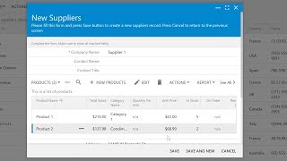 Transactional Data Input