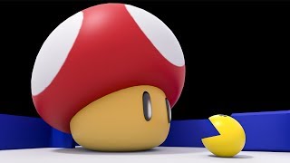 Pac Man eats a Giant Mushroom and then this happened