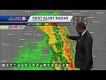 Live tracking tornado warnings