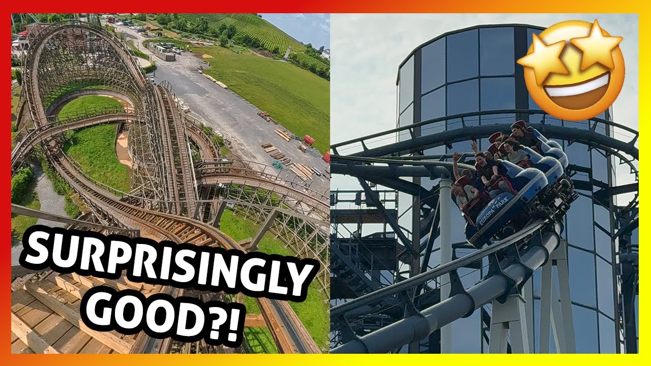 10 самых УДИВИТЕЛЬНЫХ для меня американских горок из моей поездки в Европу!