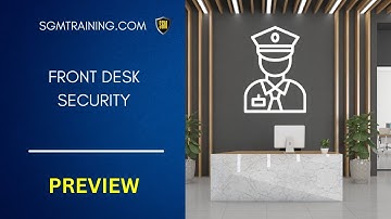 Front Desk Security - sgmTraining.com