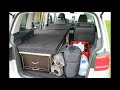 Camper Umbau Minivan VW Touran (Routan) in 5 Minuten!