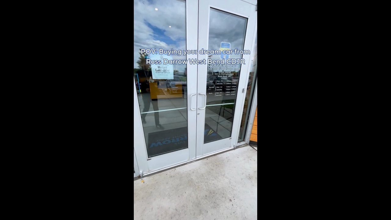 POV: Buying Your Dream Car from Russ Darrow West Bend CJDR