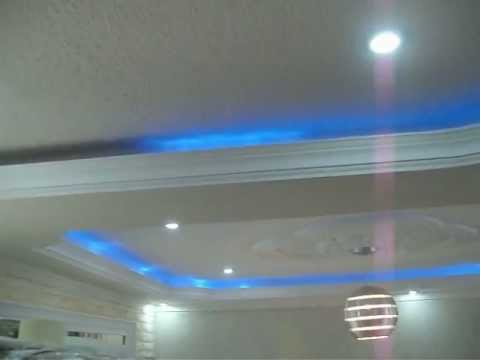 Drywall techo decorado en yeso. youtube
