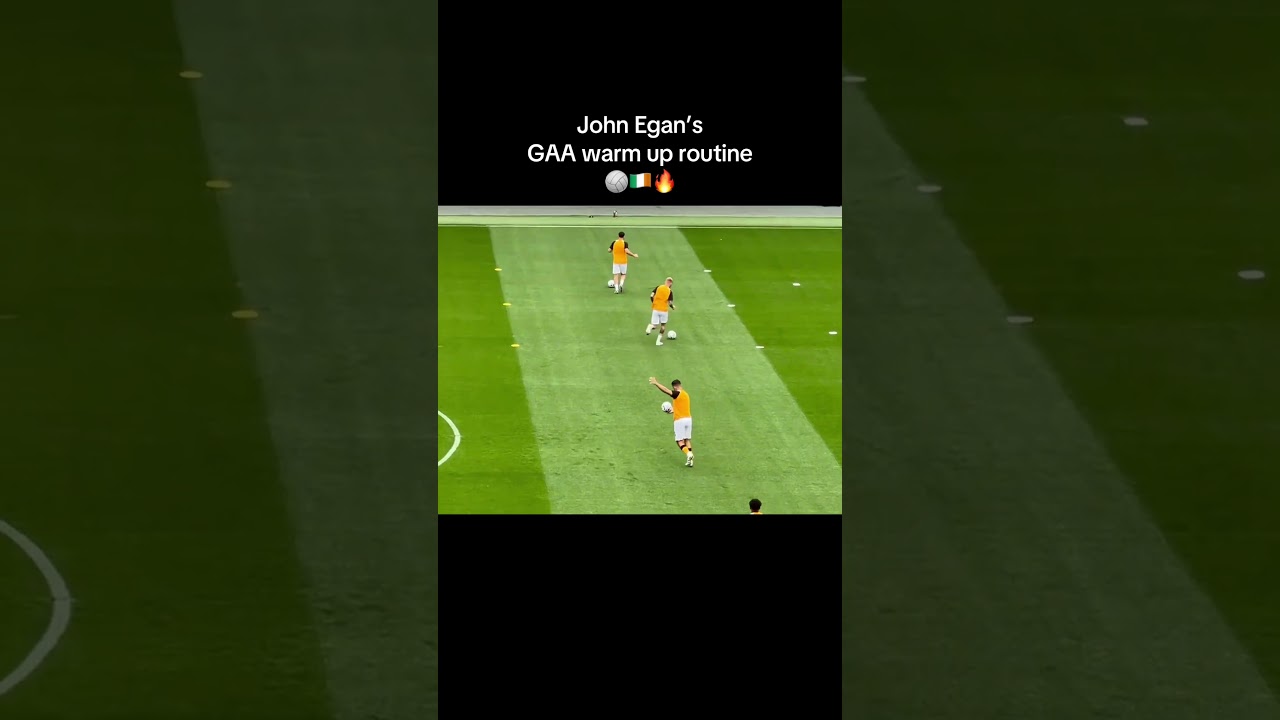 John Egan's GAA warm-up routine 🏐☘️🔥