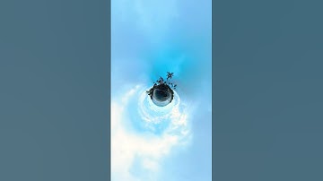 Tiny Planet Timelapse with Insta360🎥🏖 #videography #shorts #insta360 #travel #360camera