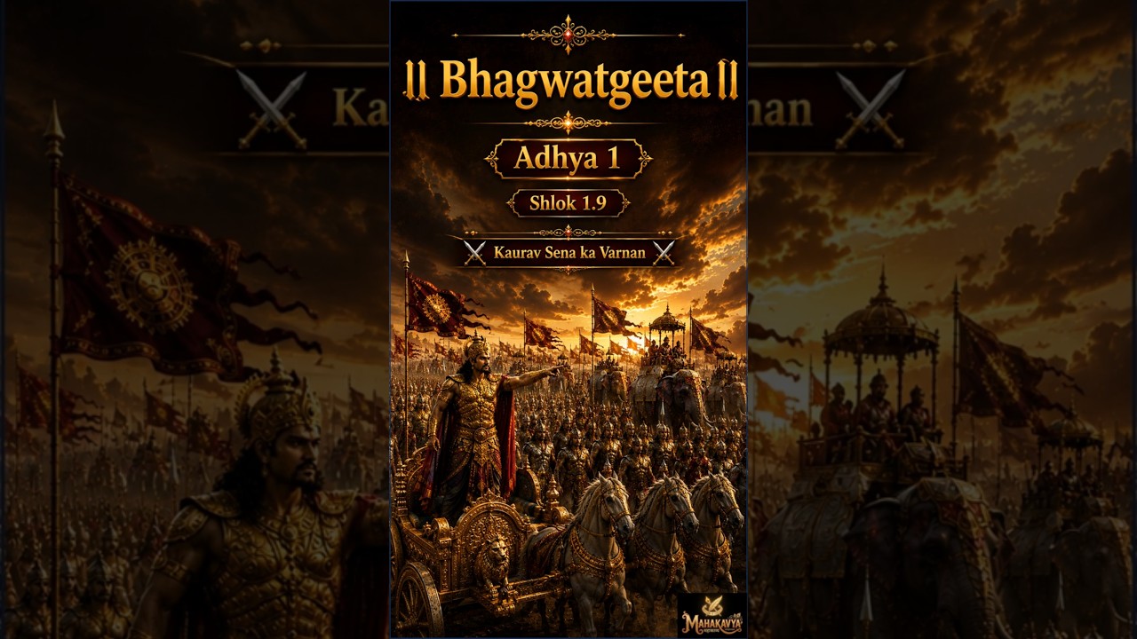 1.09 Eng **Bhagavad Gita Shlok 1.9 | Warriors Ready to Sacrifice Their Lives for Duryodhana**