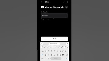 What Are Telegram Mini Apps Blum Code | Blum What Are Telegram Mini Apps Code | Video Task Code Blum