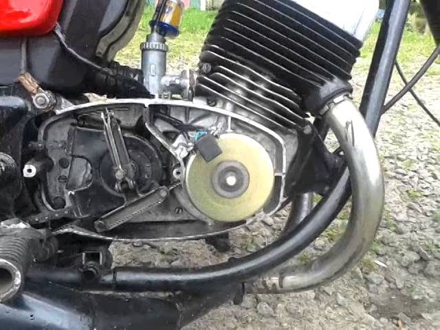 Зажигание от скутера на мотоцикл Ява 634 (генератор)