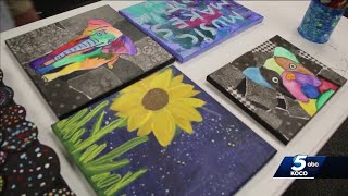 Autism Oklahoma gives students a chance to show off artistic ability with art show