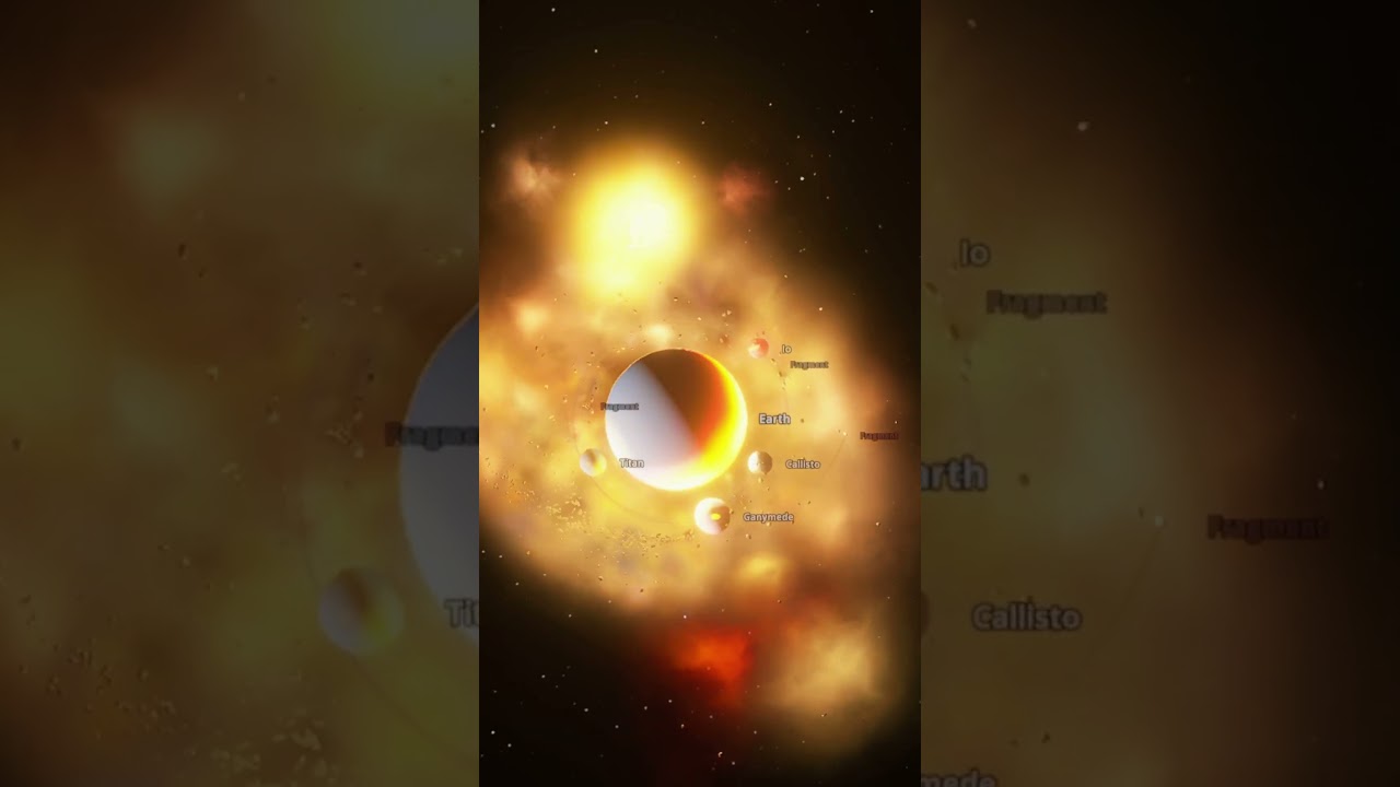 Четыре самые большие луны врезаются в Землю! 😱