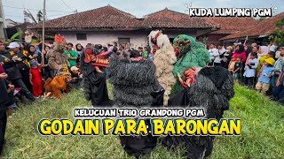 KELUCUAN TRIO GRANDONG PGM GODAIN PARA PEMAIN BARONG ‼️ KUDA LUMPING PUSAKA GALUR MANUNGGAL (PGM)