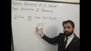 F.Sc Part 2 D.A.E Part 2 Ex 2.1 Q2 (i) Differentiation