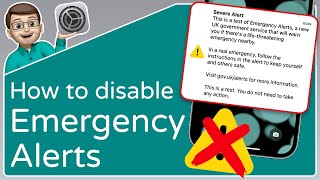 How to Disable Emergency Alerts on iPhone