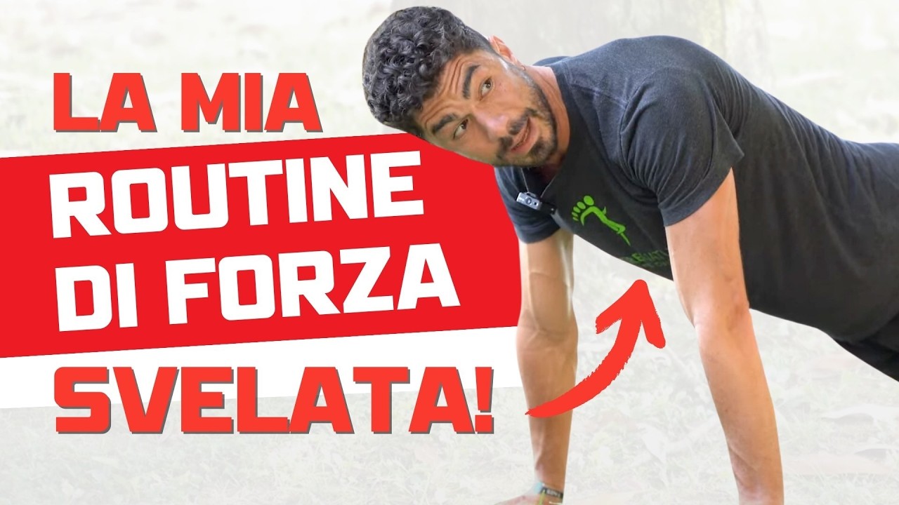 5 ESERCIZI di FORZA funzionale per la CORSA