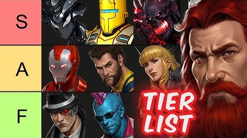 BEST Heroes TIER LIST (November, 284 Characters) - Marvel Future Fight