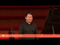 Xinyuan Wang performs Bartók, Bach, Rachmaninov and Brahms
