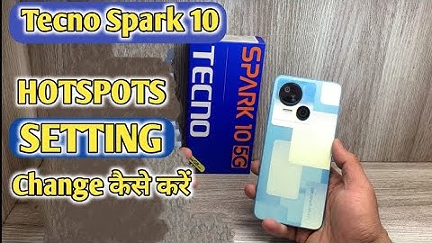 How To Change Hotspot password in Tecno Spark 10 | Tecno Spark 10 Main Hotspot Data Limit Kaise laga