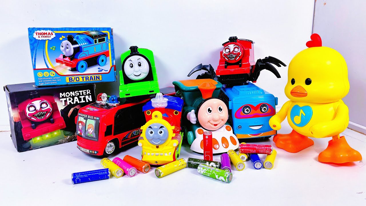 Unboxing Play And Review Thomas And Friends Choochoo Charles captain America Toys spiderman Toys