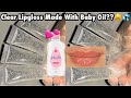 DIY: Clear Lipgloss With Baby Oil💕 (NO VERSAGEL) Pass Or Fail?