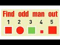 puzzles : interesting and difficult puzzles  #find odd man out