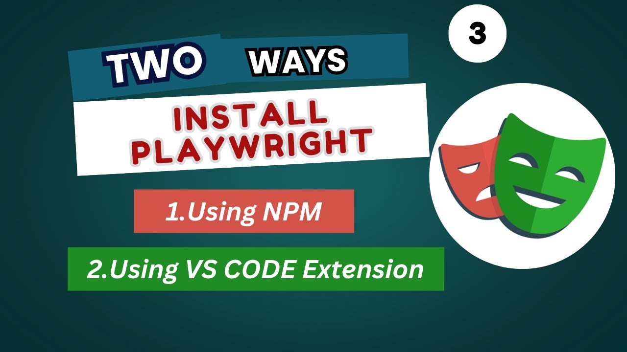 #playwright - 3 | Install Playwright | Two ways to Install Playwright ...