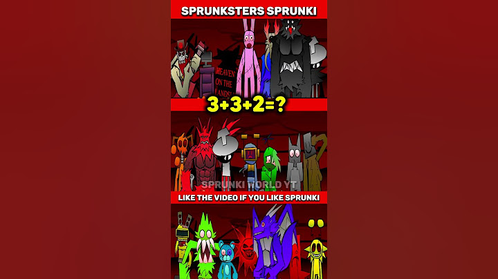 🎁 NEW Sprunki Incredibox Sprunksters All Characters Horror Phase MOD Mix