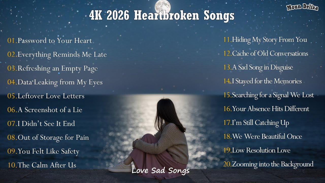 Best Heartbroken Songs 2026 4K - Moun Delixa New English Sad Song