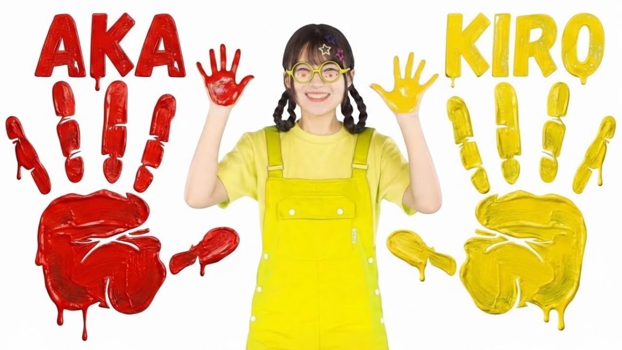 AKA KIRO FULL SONG | VIRAL TREND! Color Mixing | AKA! KIRO! ! SHIRO! AO!
