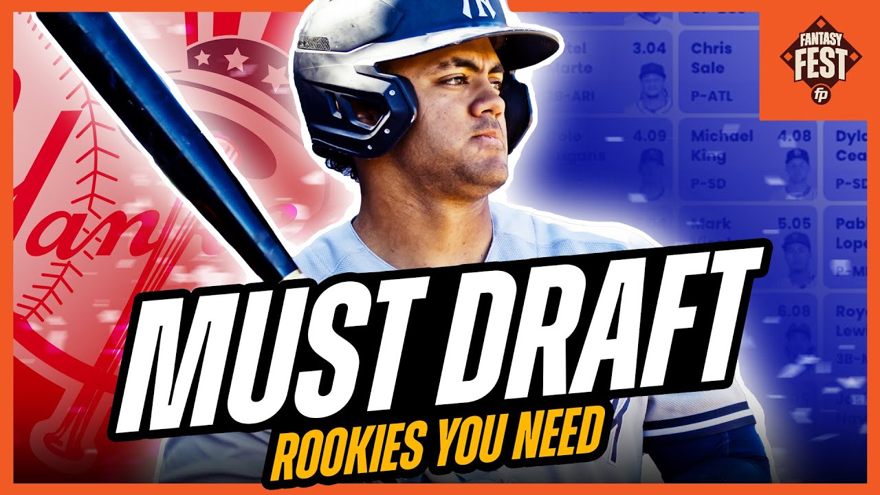 4 MUST-HAVE Fantasy Baseball Rookies to Draft | Sleepers & High-Upside ...