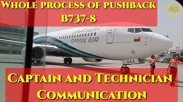 Captain to Headset operator Communication | Aircraft Departure | Ground to flight deck | Pushback