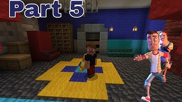 How to build Atlantic Craft Hello neighbor Alpha 2 house - Part 5 - Interior