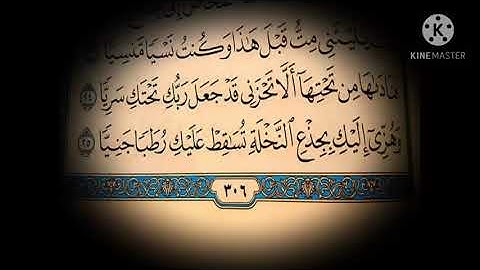 تدبر سورة مريم ( 16 - 40)