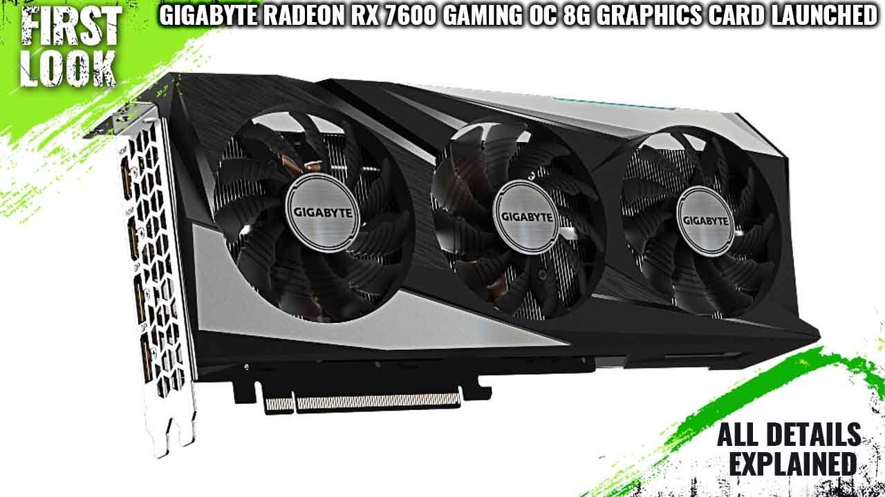 Gigabyte radeon rx 7600 gaming